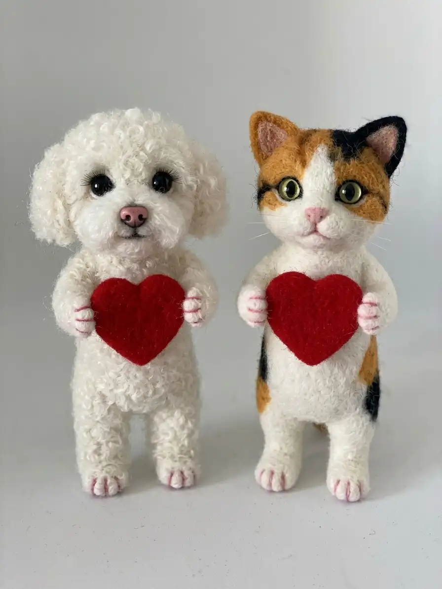 Needle felt pets